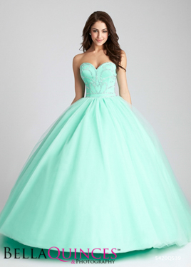 allure Q539F LtGreen bella quinces photography