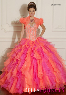 vizcaya 88001 orange pink bella quinces photography