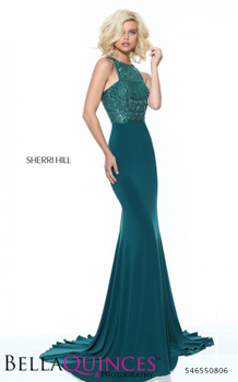 50806 prom glam teal bella quinces photography