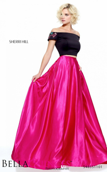 51101 prom glam fushia black bella quinces photography