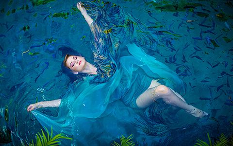 Quinces photography underwater Secret Gardens