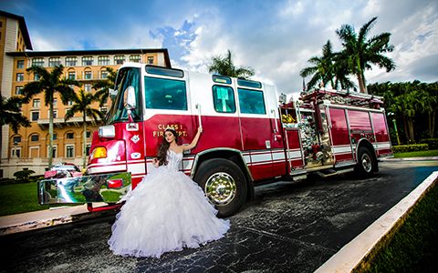 Bella Quinces Photography en Miami, fotos de quinces en Biltmore Hotel