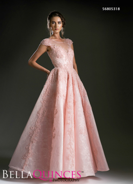 5318 prom dress pink bella quinces photography