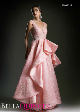 5325 prom dress pink bella quinces photography