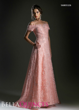 5326 prom dress pink bella quinces photography