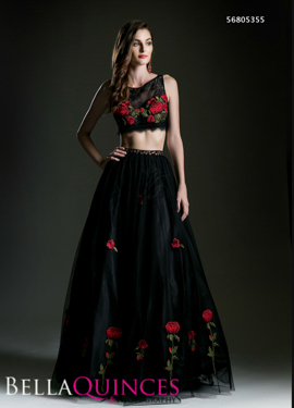 5355 prom dress black bella quinces photography