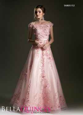 5152 prom dress pink bella quinces photography