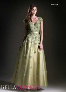 5161 prom dress green bella quinces photography