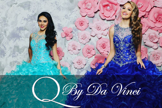 Q by DaVinci designer quinces dresses